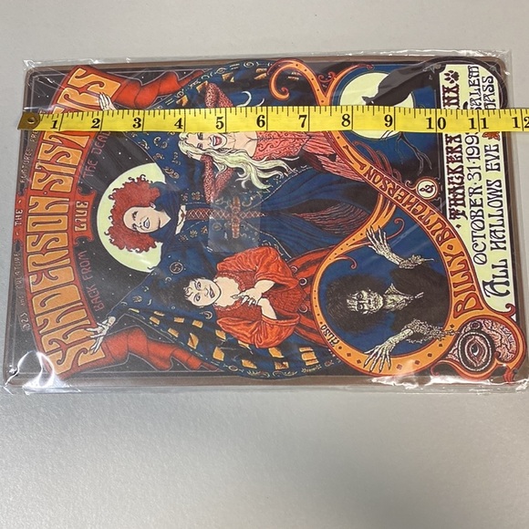 Sanderson Sisters Live Back From The Dead Tin Sign 8” x 12” - Picture 4 of 4